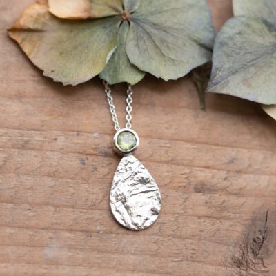Silberkette mit Peridot