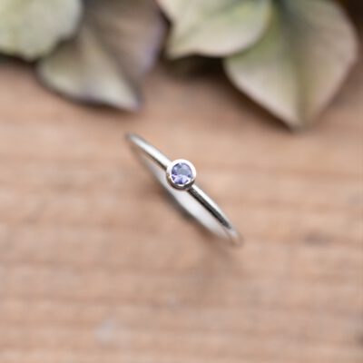 Silberring mit Iolith