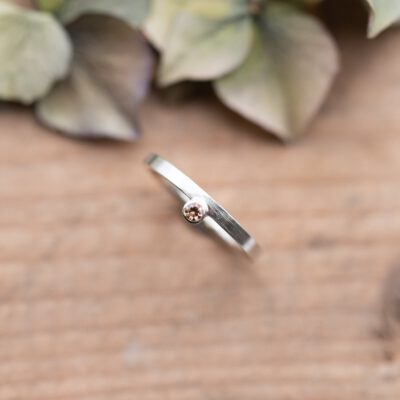 Silberring mit Zirkonia