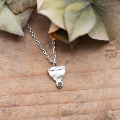 Silberkette mit Brillant