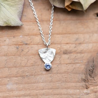 Silberkette mit Tansanit